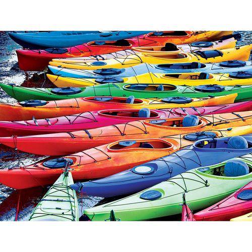 Quebra-Cabeça Importado, Modelo: Colorful Kayaks