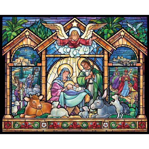 Quebra-Cabeça Importado, Modelo: Stained Glass Nativity