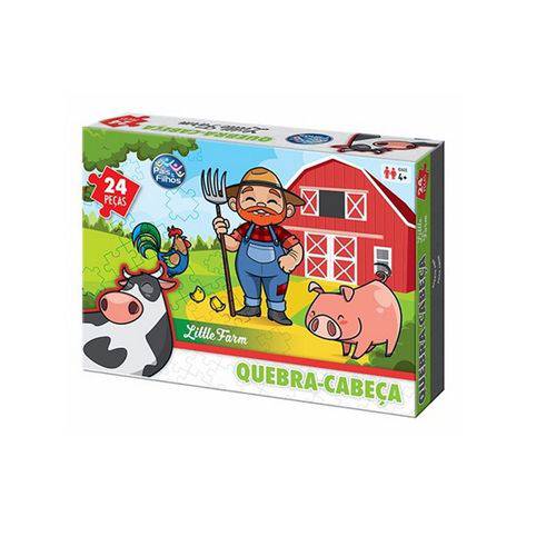 Quebra-cabeça Little Farm 24 Peças - Pais & Filhos