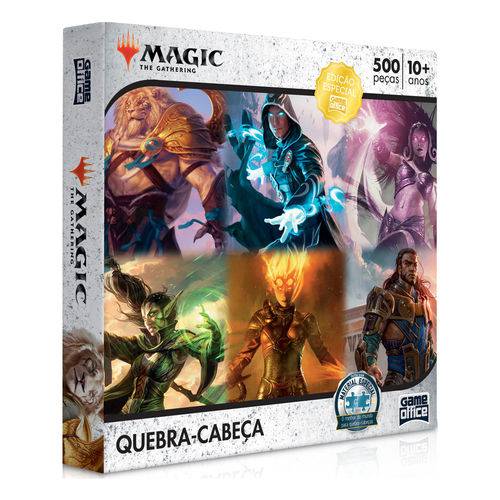 Quebra-cabeça - Magic The Gathering - 500 Peças - Edição Especial - Toyster