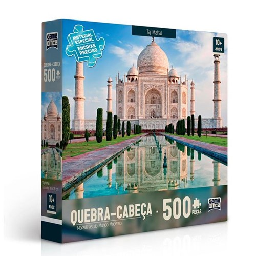 Quebra Cabeça Maravilhas do Mundo Taj Mahal 500 Peças Toyster