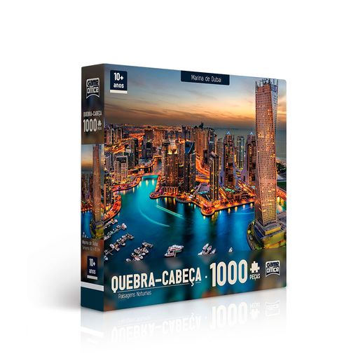 Quebra Cabeça Marina de Dubai 1000 Peças - Toyster