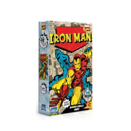 Quebra Cabeça Marvel Comics Homem de Ferro 500 Peças - Toyster