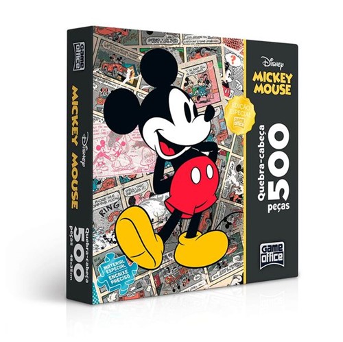 Quebra Cabeça Mickey Mouse Game Office 500 Peças Toyster