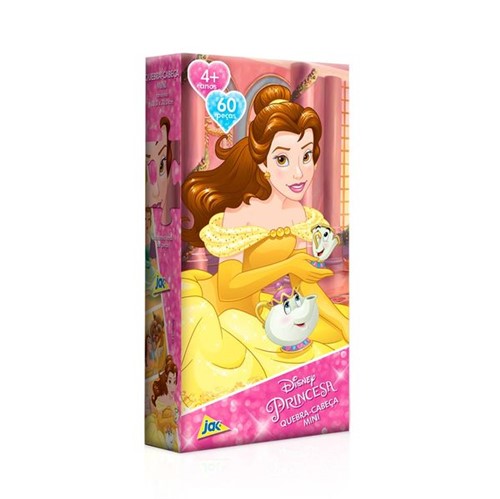 Quebra Cabeça Mini Princesas Disney Bela Toyster