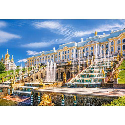 Quebra-Cabeça: Modelo: Peterhof Palace St. Petersburg Russia (1000 Pcs)
