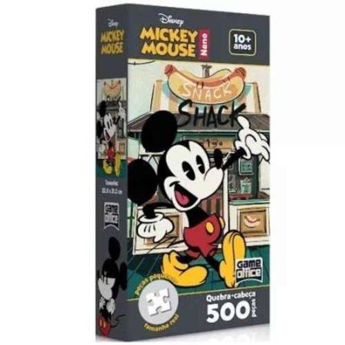 Quebra Cabeça Nano Mickey Mouse 500 Peças Mickey - Toyster