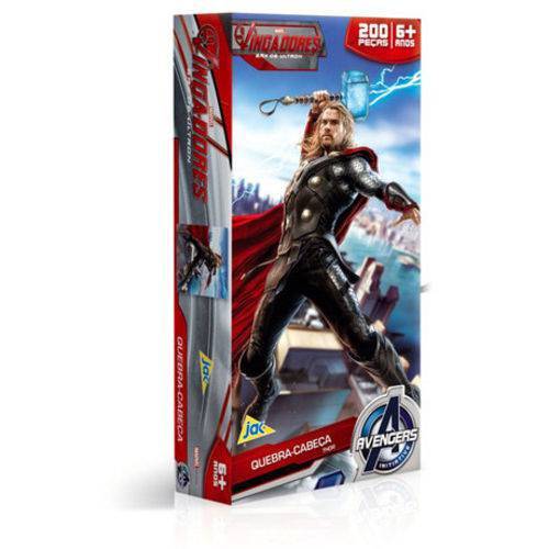 Quebra-cabeça os Vingadores Thor 200 Peças Toyster