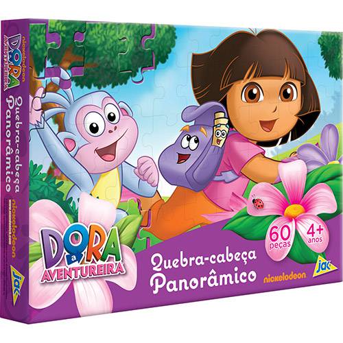 Quebra-Cabeça Panorâmico Dora Aventureira 60 Peças Jak