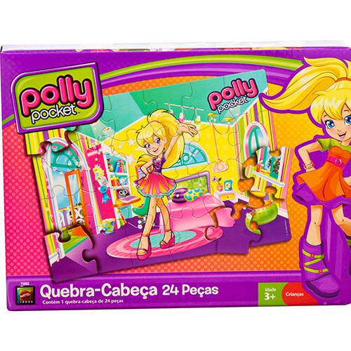 Quebra Cabeça Polly Pocket 24 Peças - Mattel