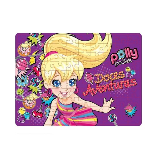 Quebra-Cabeça Polly Pocket Doces Aventuras 100 Peças - Mattel