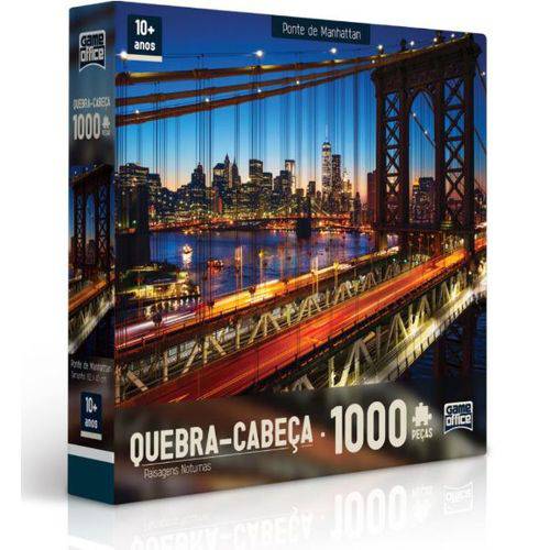Quebra Cabeça Ponte de Manhattan Puzzle 1000 Peças