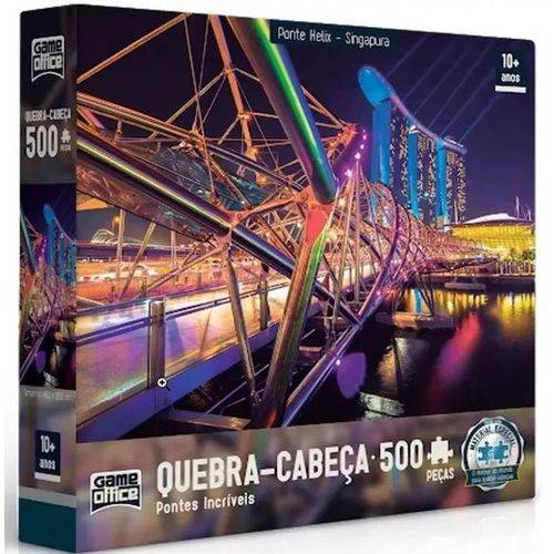 Quebra Cabeça Pontes Incriveis Ponte Helix 500 Peças Toyster