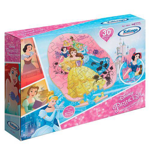 Quebra-cabeça Princesas Disney 30 Peças Xalingo