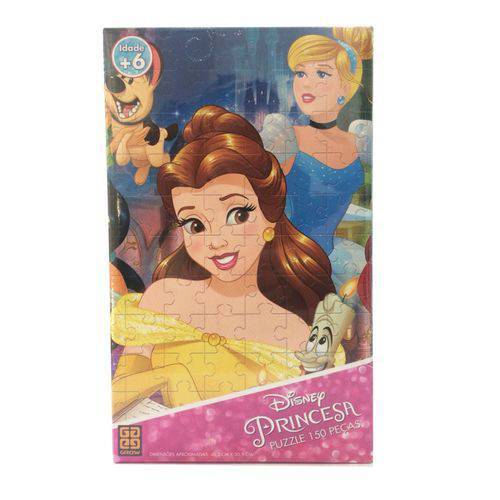Quebra-cabeça Princesas Disney 150 Peças - Grow