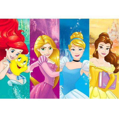 Quebra-Cabeça - Princesas Disney - 150 Peças - Grow