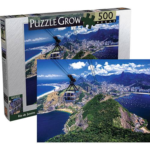 Quebra-cabeça Puzzle 500 Peças Rio de Janeiro - Grow