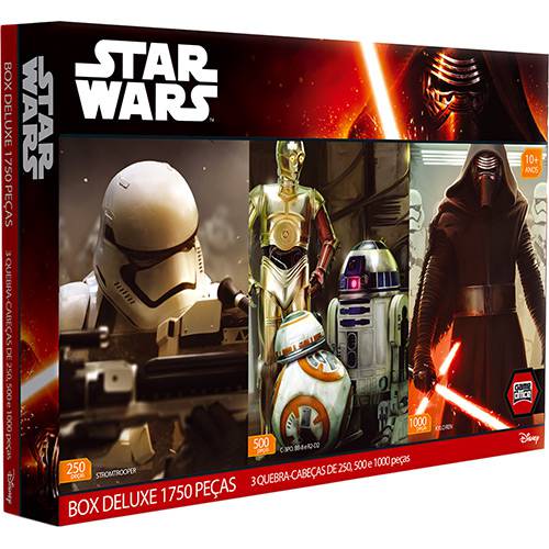 Quebra Cabeça Star Wars Box Deluxe 1750 Peças - Toyster