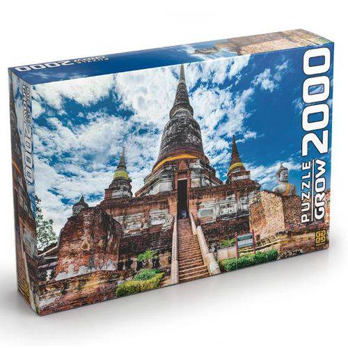 Quebra-cabeça Templo Tailandês 2000 Peças Grow
