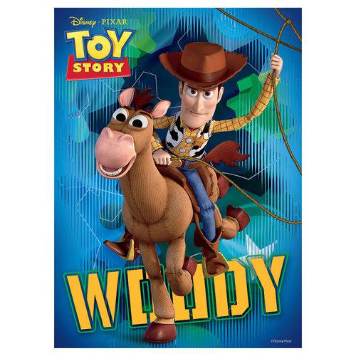Quebra-Cabeça - Toy Story 3 - 60 Peças Wood - Grow