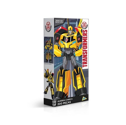Quebra Cabeça Transformers 200 Peças Bumblebee Toyster