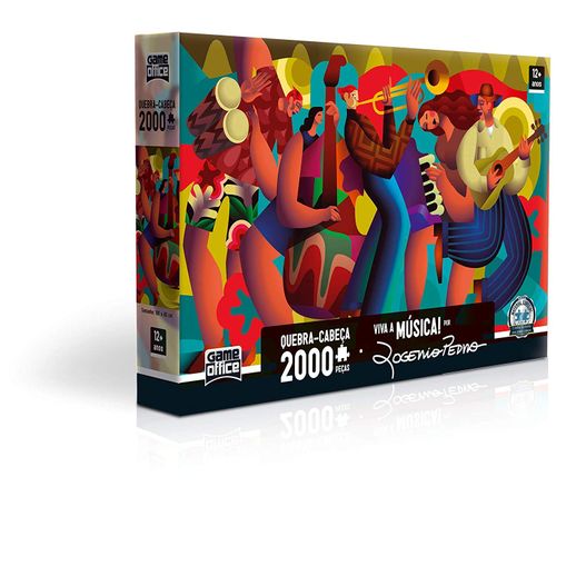 Quebra Cabeça Viva a Música 2000 Peças - Toyster