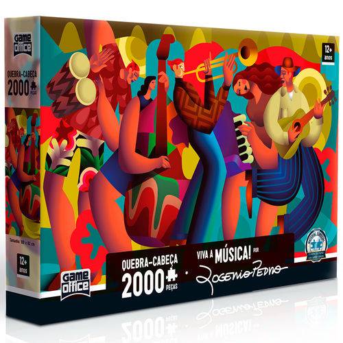 Quebra-cabeça - Viva a Música! - por Rogério Pedro - 2000 Peças - Toyster