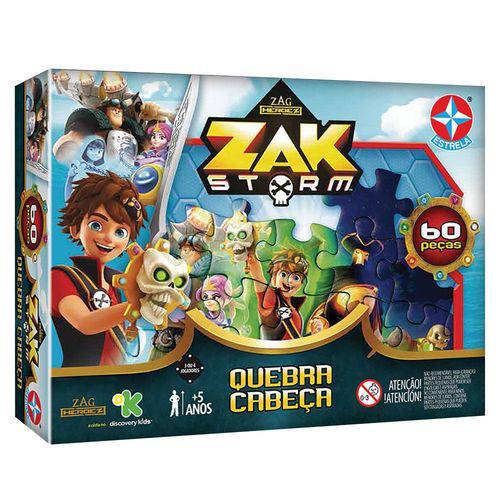 Quebra-cabeça Zak Storm 60 Peças - Estrela