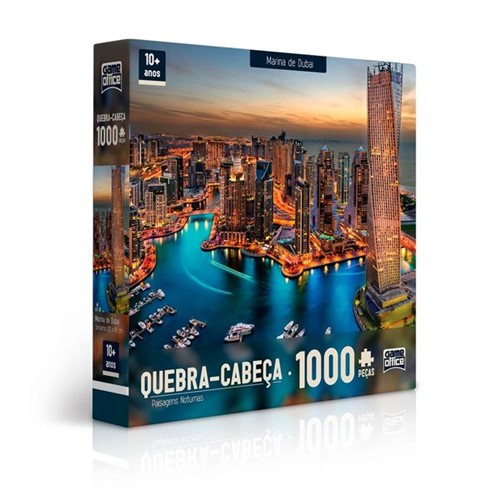 Quebra Cabeças 1000 Peças Marina de Dubai Toyster