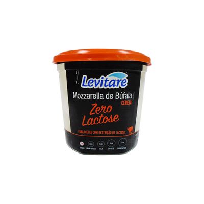Queijo Mozzarella de Búfala Cereja Zero Lactose 150g - Levitare