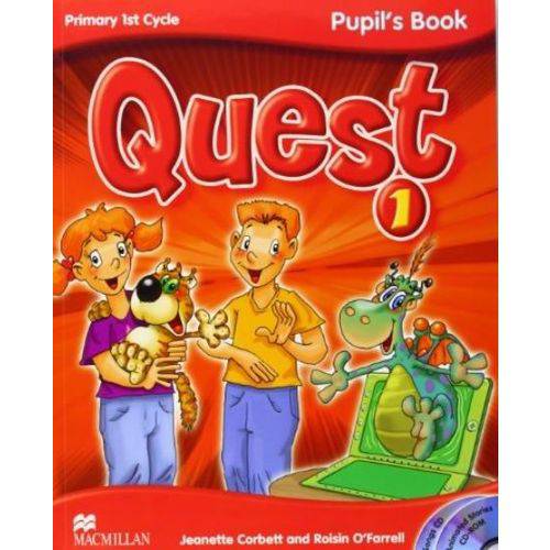 Quest 1 - Pupil's Book Pack With CD-Rom + Audio CD Songs + Key Booklet-1