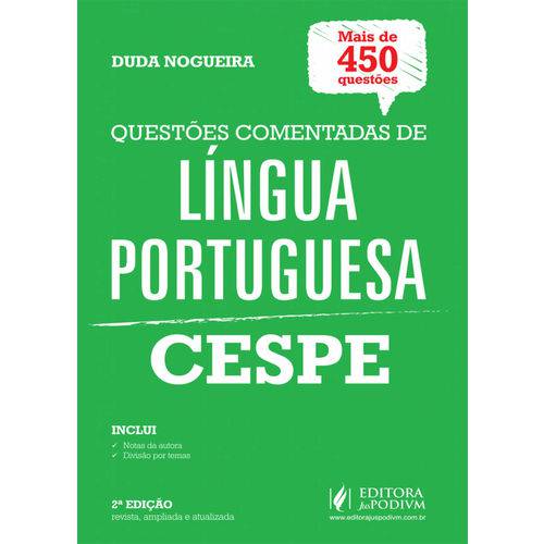 Questões Comentadas de Língua Portuguesa Cespe/cebraspe (2017)