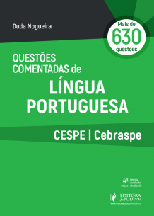 Questões Comentadas de Língua Portuguesa CESPE/CEBRASPE (2019)