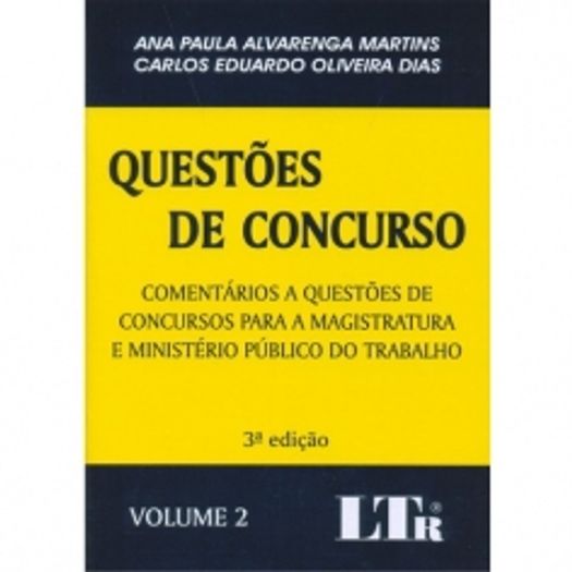 Questoes de Concurso - Vol 02 - Ltr