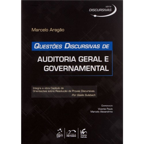 Questões Discursivas de Auditoria Geral e Governamental: Série Discursivas