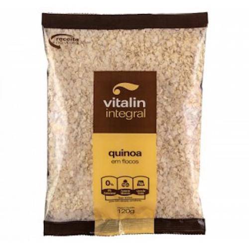 Quinoa em Flocos Integral - 120g - Vitalin
