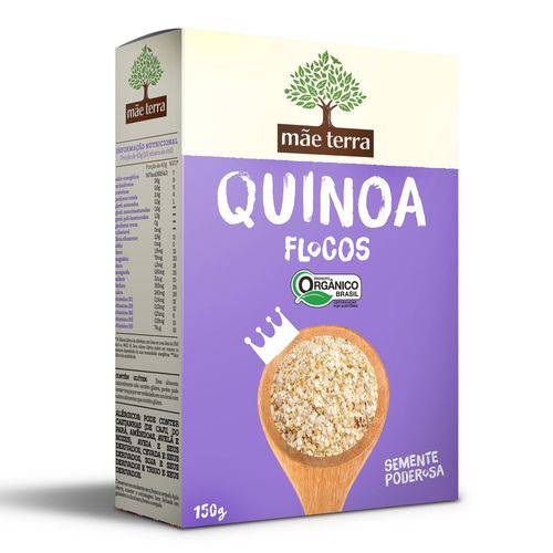 Quinoa em Flocos Orgânica - Mãe Terra - 150grs