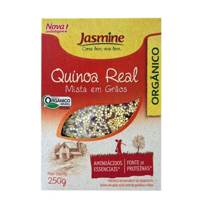 Quinoa Mista Orgânica em Grãos 250g - Jasmine