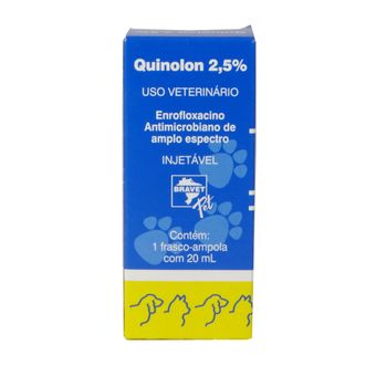 Quinolon 2,5% Bravet Injetável 20ml