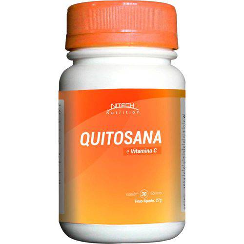 Quitosana e Vitamina C - 30 Tabletes - Nitech Nutrition