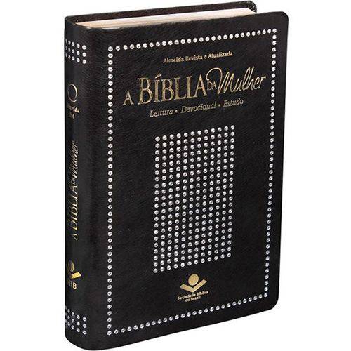 Ra065bmra2 - a Bíblia da Mulher - Média - Preta Nobre