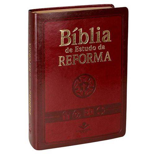 Ra085tiber - Bíblia de Estudo da Reforma - Vinho