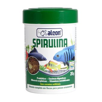 Ração Alcon Gold Spirulina Flakes 20g