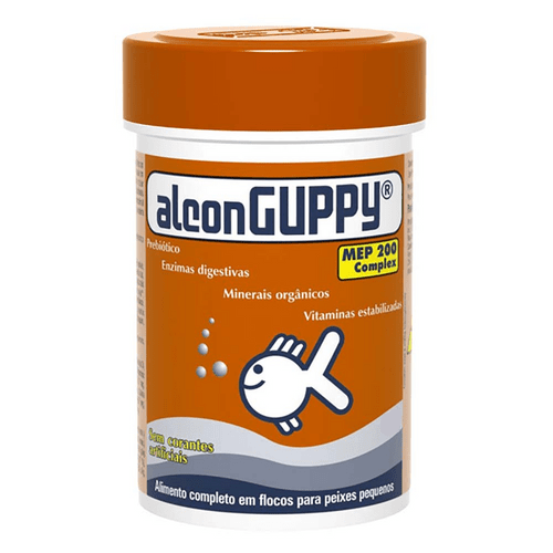 Ração Alcon Guppy para Peixes 10g