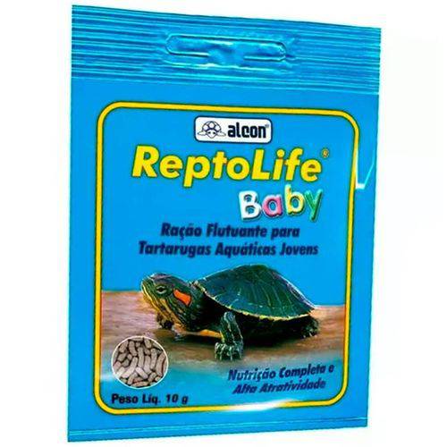 Ração Alcon Reptolife Baby Filhote Tartarugas 10g