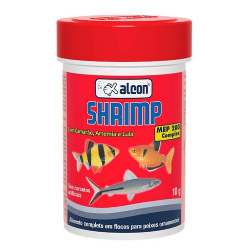 Ração Alcon Shrimp para Peixes Ornamentais 10g