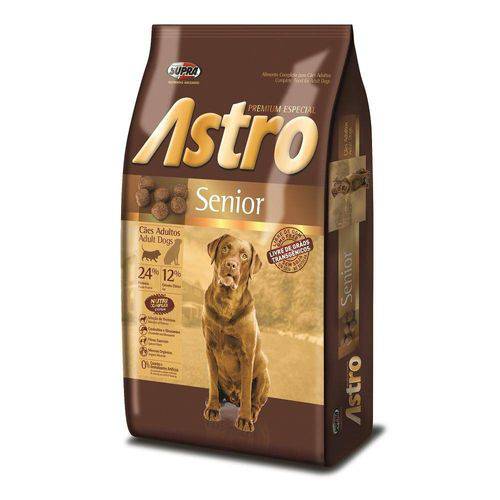 Ração Astro Senior para Cães Idosos 15 Kg - Supra