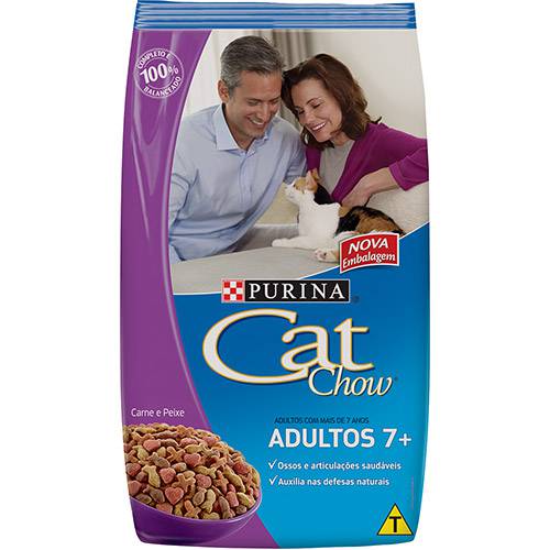 Ração Cat Chow 7 Adultos 3Kg - Nestlé Purina