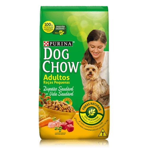 Ração Dog Chow Adultos Raças Pequenas – 1Kg _ Digestão Saudável Purina 1kg