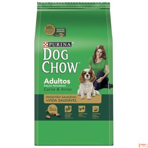 Ração Dog Chow Adultos Raças Pequenas Carne e Arroz 15 Kg